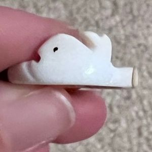 5/$10 Pink & White Coral Whale Ring